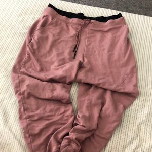 Pink joggers
